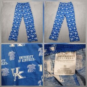 University of Kentucky Wildcats Pajama Pants Mens M Blue UK Logo Lounge